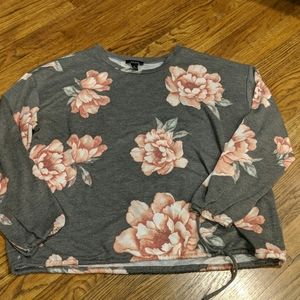Pink roses sweater